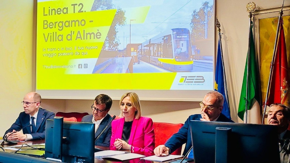 Nuova linea tramviaria T2 da Bergamo a Villa d’Almè: Regione Lombardia investe 40 milioni di euro