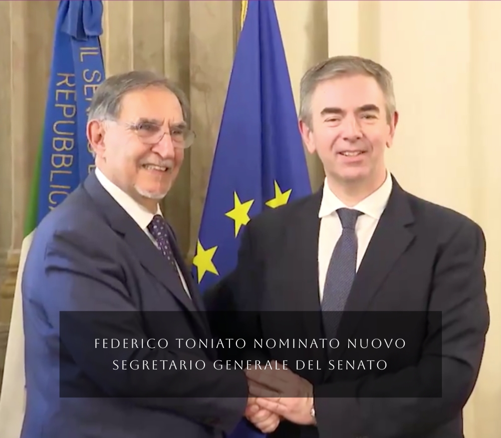 Senato, La Russa annuncia la nomina di Federico Toniato a nuovo segretario generale