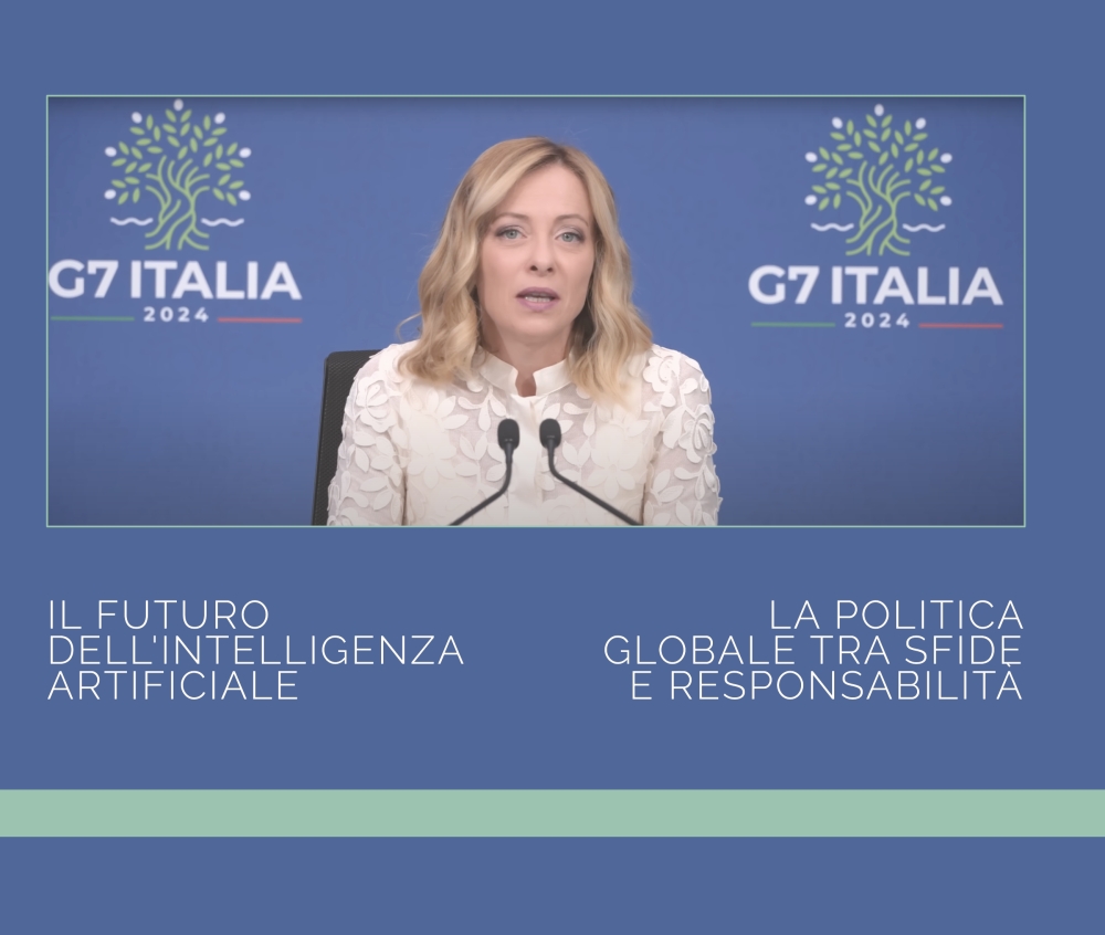 Giorgia Meloni al G7: la politica globale tra sfide e responsabilità e il Futuro dell'Intelligenza Artificiale