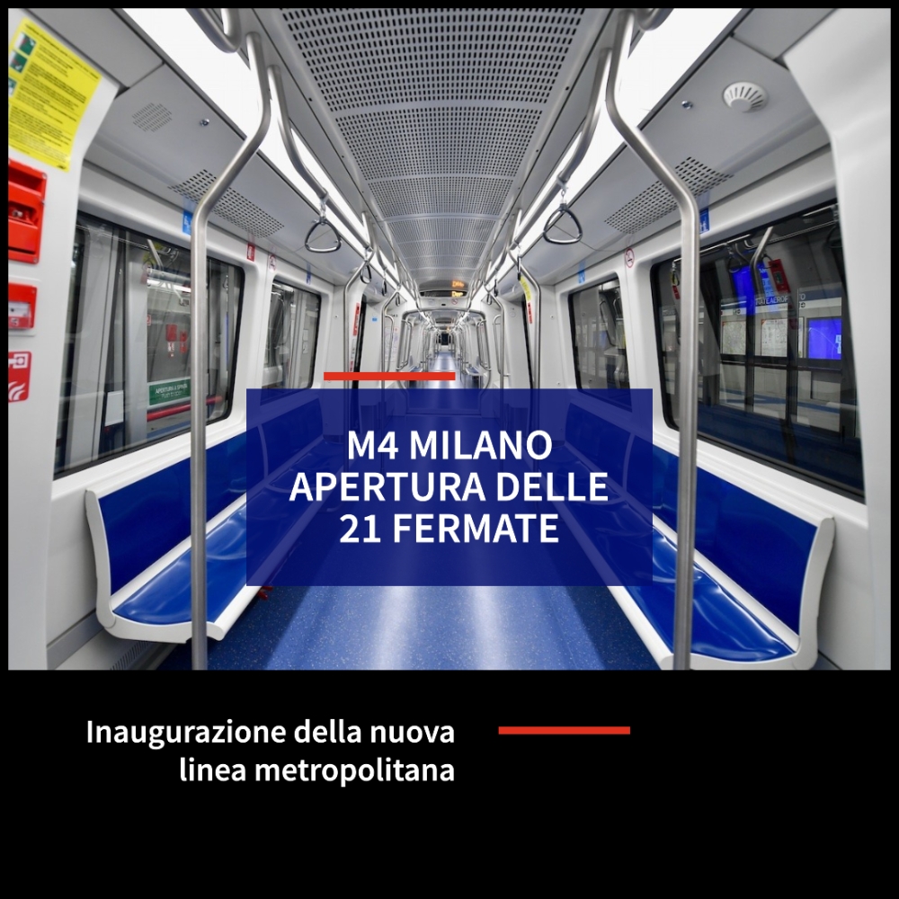 M4 Milano: Celebrazioni per l'Apertura Completa delle 21 Fermate