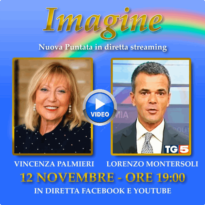 Lorenzo Montersoli ospite di Vincenza Palmieri: questa sera alle 19 la diretta su