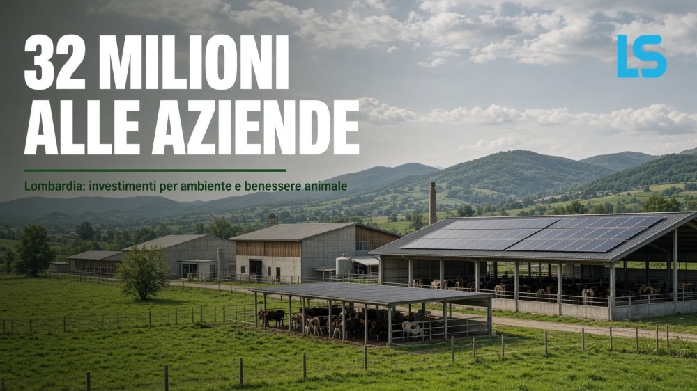 Agricoltura, Lombardia: 32 milioni a 115 aziende per ambiente e benessere animale