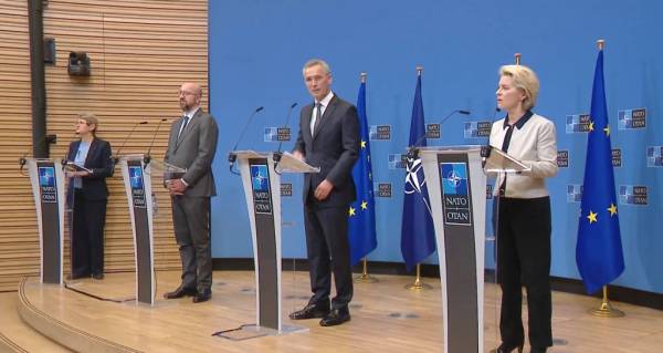 European Union: Russia has 'no right to attack Ukraine! 'This is a brutal act of war' NATO - EU stand united