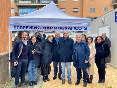 ASL Roma 1, inaugurato il servizio di screening mammografico presso la Casa della Salute Labaro-Prima Porta