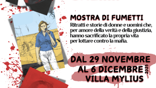 Mostra di fumetti — ritratti e storie contro le mafie a Villa Mylius – chiude il 6 dicembre